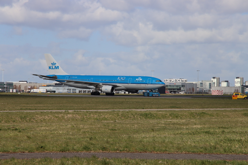 AMS Airport is a hub for KLM Airlines. 