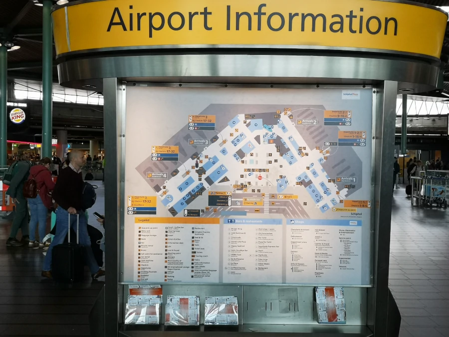 Terminal In 3 Amsterdam Airport